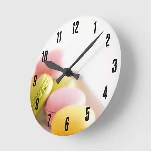 Pastel banketbakker Franse Macaron Ronde Klok (Hoek)