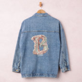 Pastel Baroque Initial 'B' Denim Veste (Hangar)