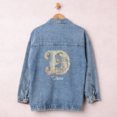 Pastel Baroque Initial 'D' Denim Veste (Hangar)