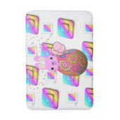 Pastel Bathroom Bath Mat. Badmat (Voorkant Verticaal)