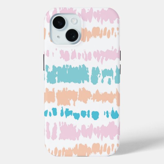 Pastel Batik Patroon Case-Mate iPhone Case (Achterkant)