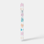 Pastel Batik Patroon iPhone 15 Hoesje (Linkerkant)