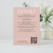 Pastel Beach Informatiekaartje (Staand voorkant)