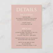 Pastel Beach Informatiekaartje (Voorkant)