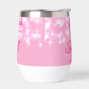 Pastel bébé rose doux 16 anniversaire ajouter nom