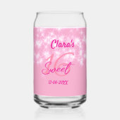 Pastel bébé rose doux 16 anniversaire ajouter nom  (Verso)