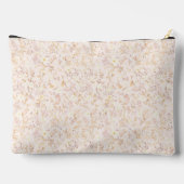 Pastel Beige en Paarse bloemen Etui (Achterkant)
