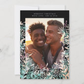 Pastel Berries Carte photo de Noël (Devant)