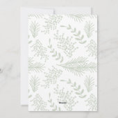 Pastel Berries Frame Noël Carte photo de vacances (Dos)