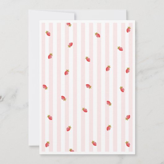 Pastel Berry First Birthday Invitation (Dos)