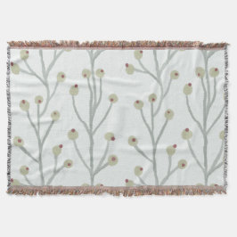 Pastel bessen op stams deken