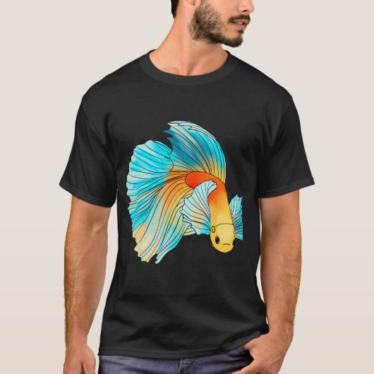 Pastel betta t-shirt (Voorkant)