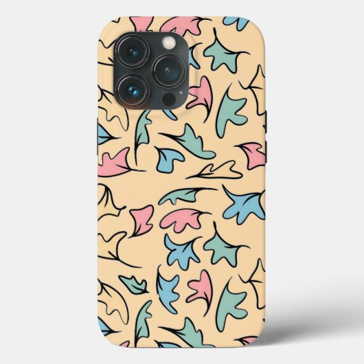 Pastel Bladeren Geel Case-Mate iPhone Case (Achterkant)