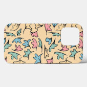 Pastel Bladeren Geel Case-Mate iPhone Case (Achterkant (horizontaal))