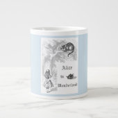 Pastel Blauw  Alice in Wonderland Extra Grote Beker (Voorkant)