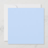 Pastel blauw gestript dank u kaarten (Achterkant)