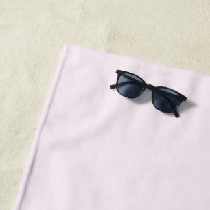 Pastel Bleek Rozeachtig Wit Effen Kleur Strandlaken