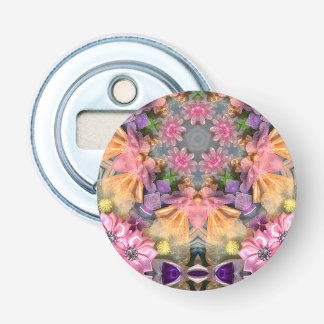 Pastel Bling 3D Patroon ~ Button Flesopener