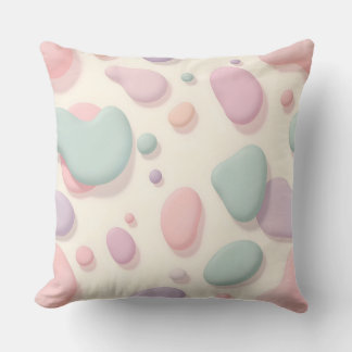 Pastel Blob Abstract Pattern.Modern Outdoor Kussen