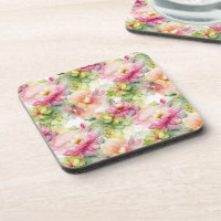 Pastel Bloem Alcohol Inkt Illustratie