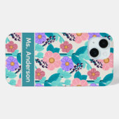 Pastel Bloem Case-Mate iPhone Case (Achterkant (horizontaal))
