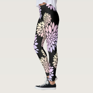 Pastel Bloemblaadjes Bloem Patroon Leggings
