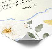 Pastel Bloemen Bar Poster (Hoek)