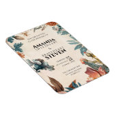 Pastel & Bloemen bruiloft Magneet (Rechterzijde)