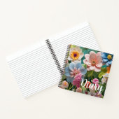 Pastel Bloemen Dagboek Notitieboek (Binnen)