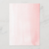 Pastel Bloemen Exotische Pampas Gras Bruiloft Deta Informatiekaartje (Achterkant)