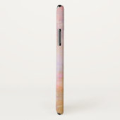 Pastel Bloemen Met Chic Schreef Monogram Case-Mate iPhone Case (Achterkant / rechts)