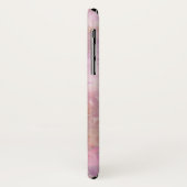 Pastel Bloemen Met Chic Schreef Monogram Case-Mate iPhone Case (Achterkant/links)