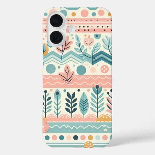 Pastel Bloemen Telefoonhoes Case-Mate iPhone Case (Achterkant)