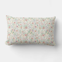 Pastel Bloemenkussens & Voetenbankjes
