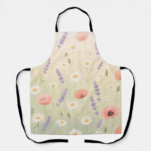 Pastel Bloemenweide Zachte Bloei Schort