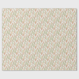 Pastel Bloemmotief Patronen Cadeaupapier