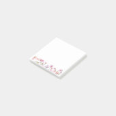 Pastel Bloemmotief Post-it® Notes (Schuin)