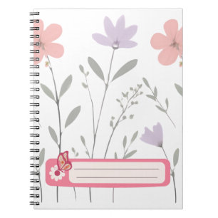 Pastel Bloom Bloemige Journals Tiener Meisjes Notitieboek