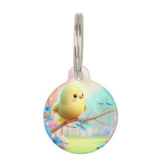 Pastel Bloom Sleutelhanger — Bloem Charm voor Tass Huisdierpenning