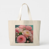 Pastel Blossom Elégance Sac fourre-tout minuscule (Dos)