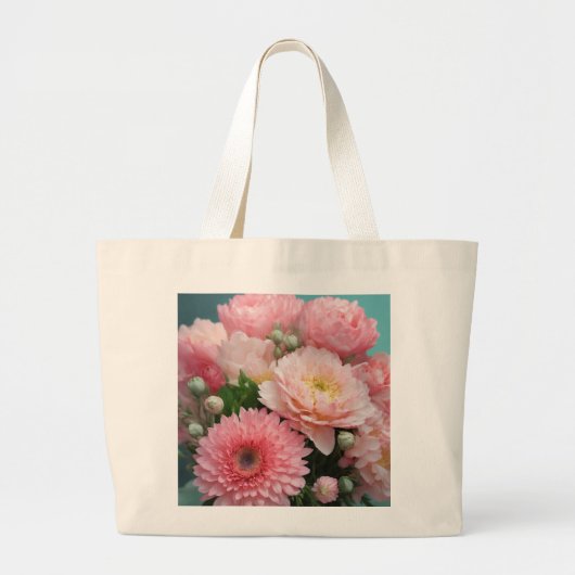 Pastel Blossom Elégance Sac fourre-tout minuscule (Devant)