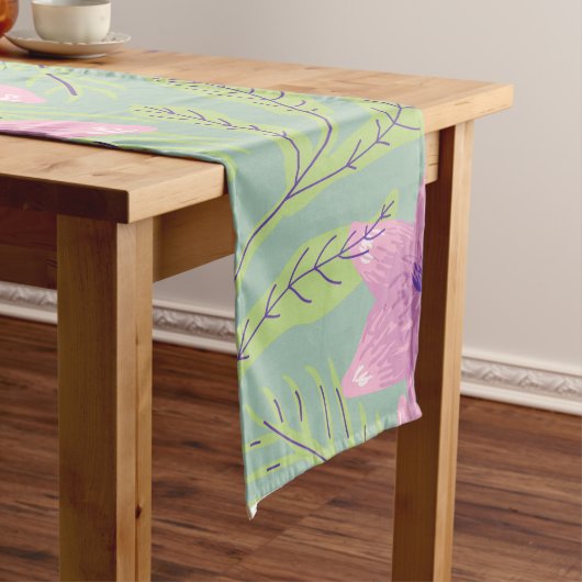 Pastel Blossom Table Runner Lange Tafelloper (Voorbeeld)