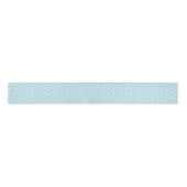 Pastel Blue en White Polka-Dot Pattern Grosgrain Lint (Voorkant)