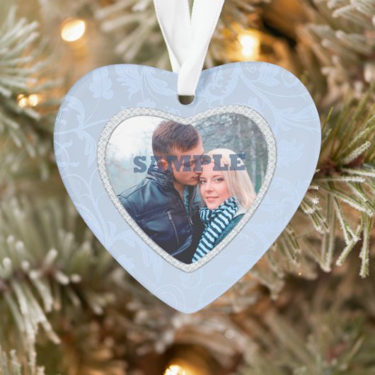 Pastel Blue Faux Diamond Modèle photo (Arbre)