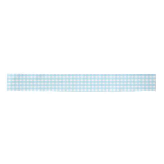 Pastel Blue Gingham Pattern Lint (Voorkant)
