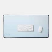 Pastel Blue Gradient Calligraphy Personalized (Clavier et souris)