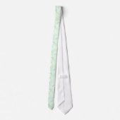 Pastel Blue Green Valentine Hearts Cravate homme (Dos)