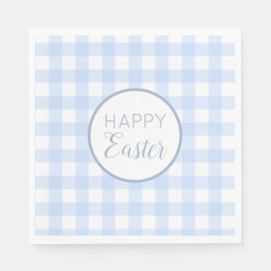 Pastel Blue Happy Paast Pattern Servet