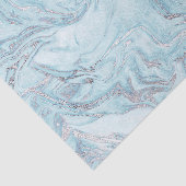 Pastel Blue Marble Stone textuur Tissuepapier (Detail)