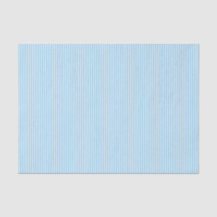 Pastel Blue Pinstripes Tissuepapier